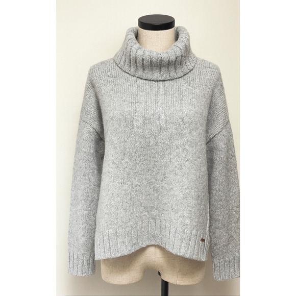 Michael Kors Gray Cowl Neck Sweater Chunky Knit Casual Pullover Women's, Size M - Picture 1 of 7